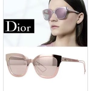 Authentic Dior Diorama 1 sunglasses in Rose Gold